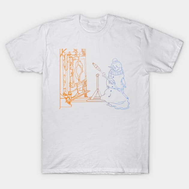 Snowgaffer's Resolve - Line T-Shirt by spicyhoneyheart